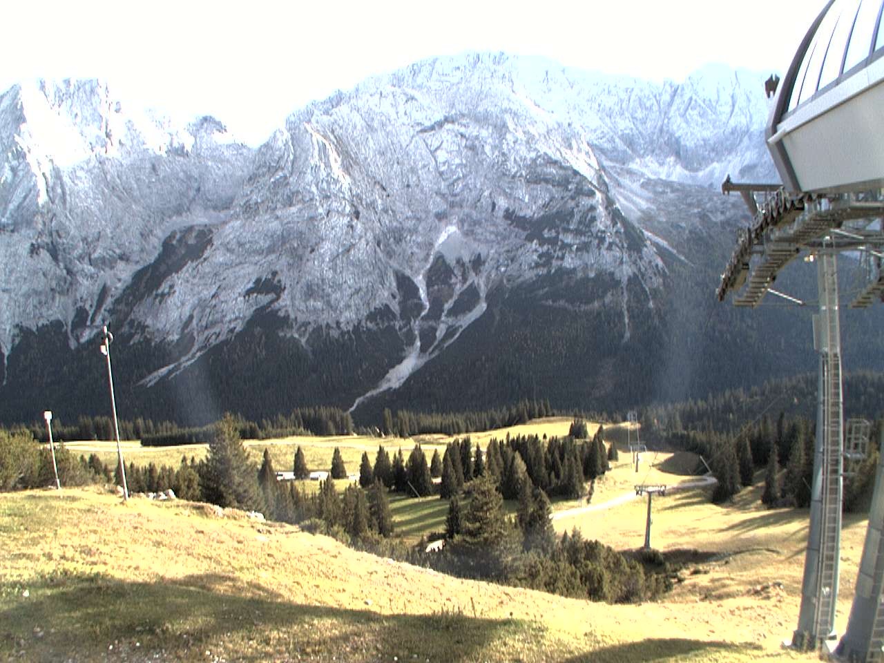 Archiv Foto Webcam Bergstation Sesselbahn Gaistal, Ehrwalder Alm