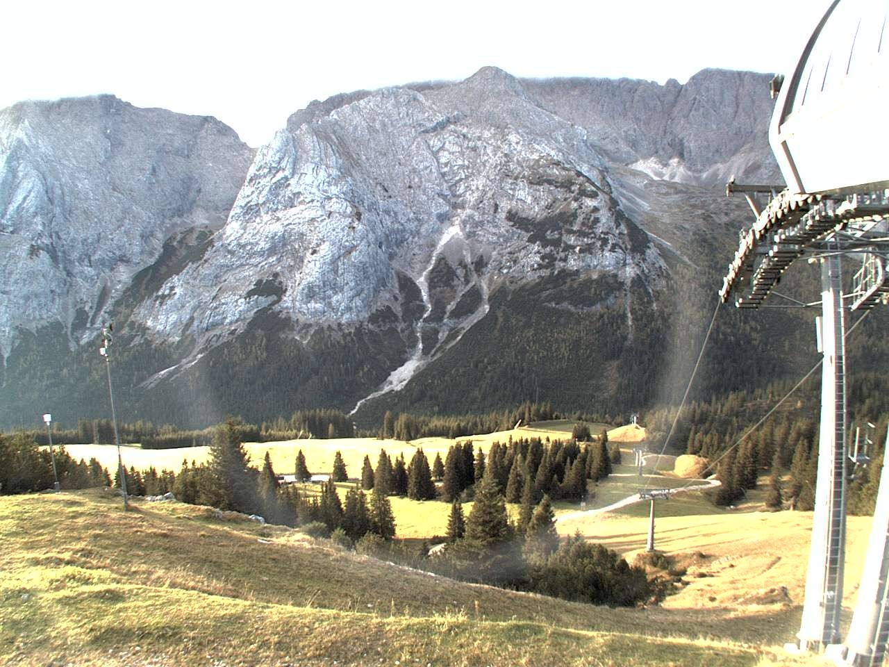 Archiv Foto Webcam Bergstation Sesselbahn Gaistal, Ehrwalder Alm