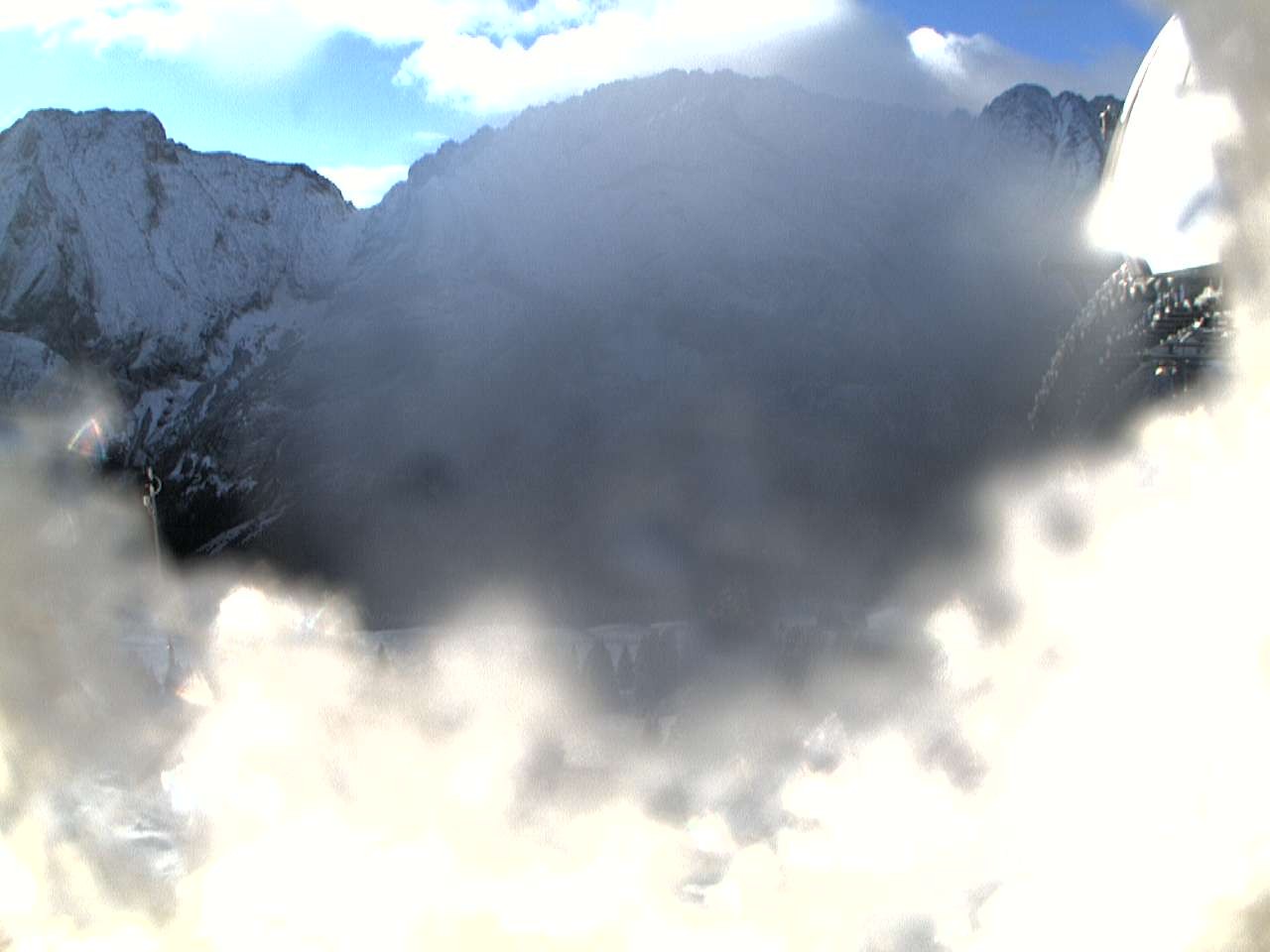 Archiv Foto Webcam Bergstation Sesselbahn Gaistal, Ehrwalder Alm