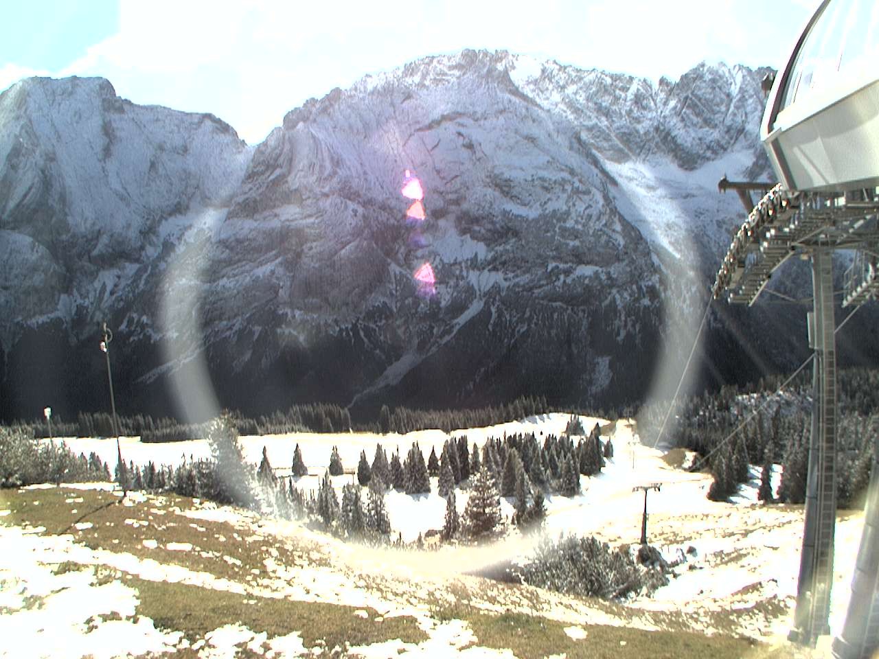 Archiv Foto Webcam Bergstation Sesselbahn Gaistal, Ehrwalder Alm