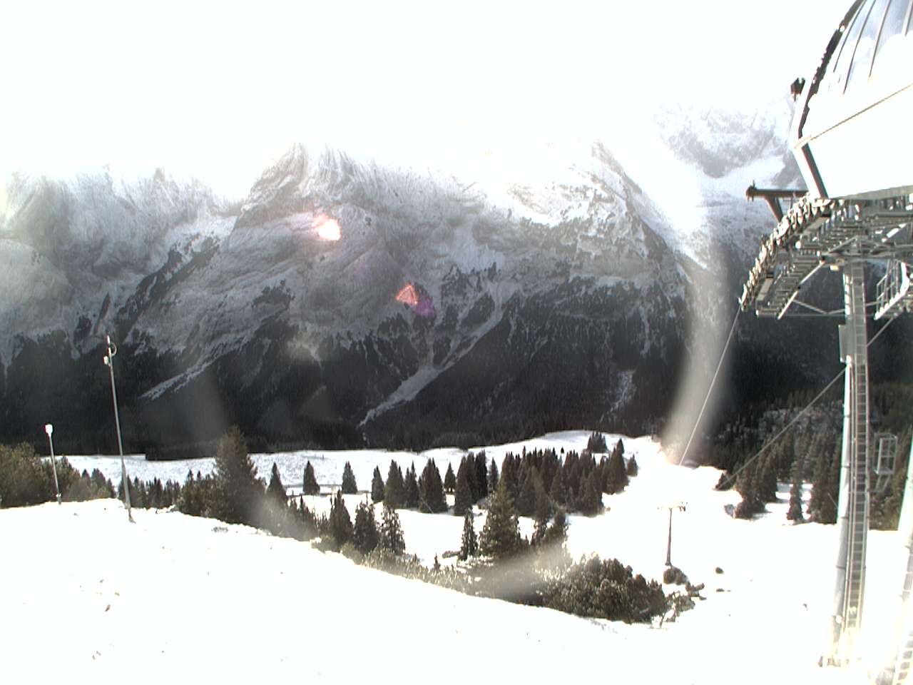 Archiv Foto Webcam Bergstation Sesselbahn Gaistal, Ehrwalder Alm