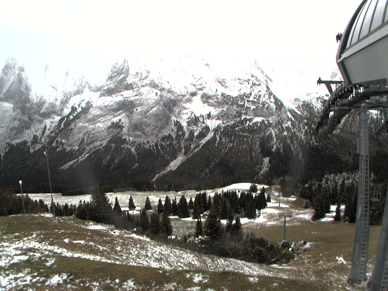 Archiv Foto Webcam Bergstation Sesselbahn Gaistal, Ehrwalder Alm