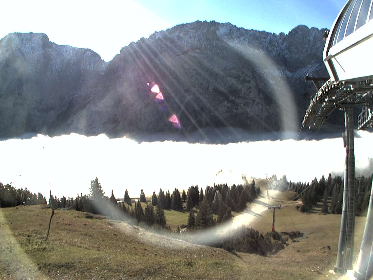 Archiv Foto Webcam Bergstation Sesselbahn Gaistal, Ehrwalder Alm