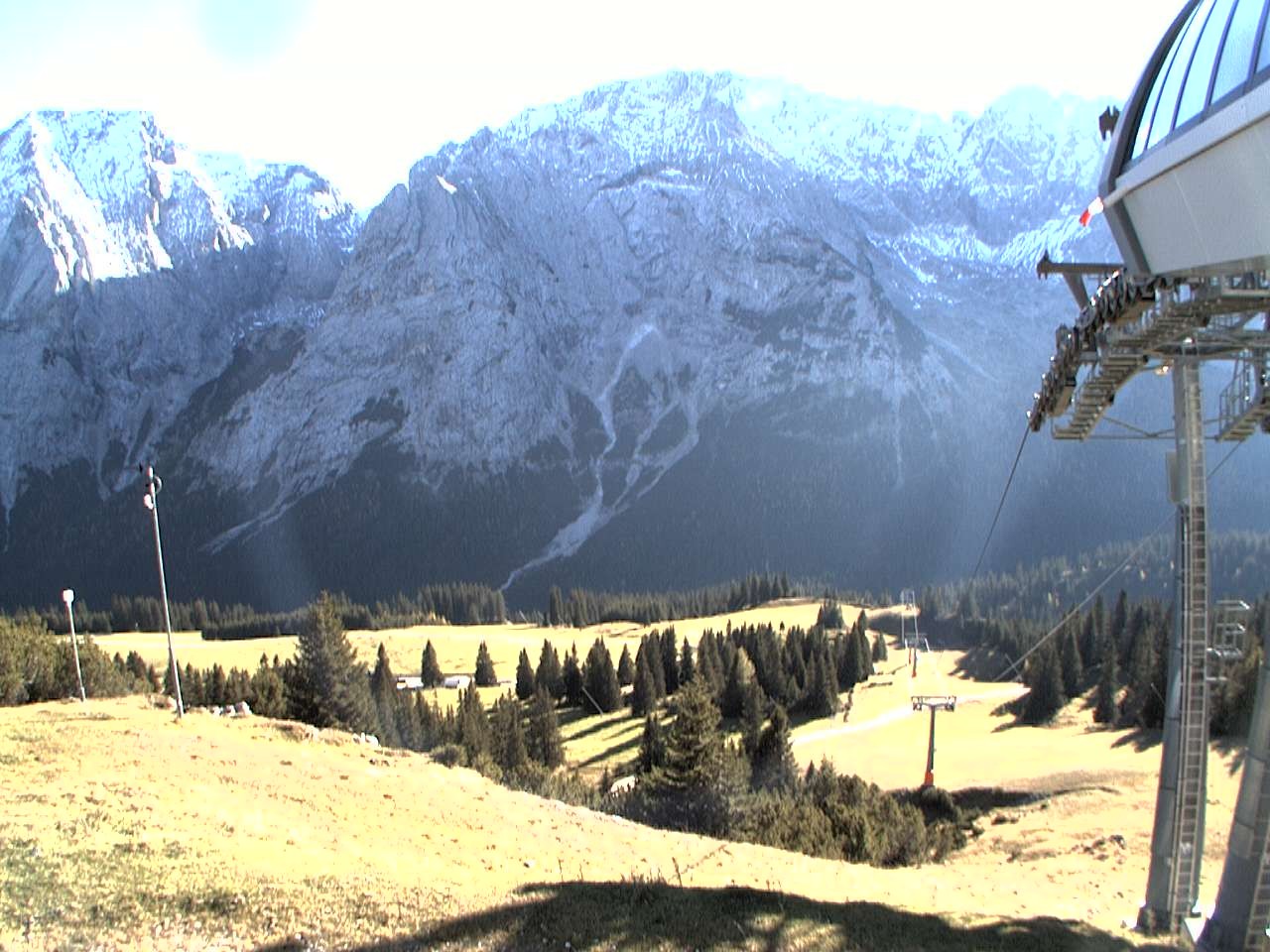 Archiv Foto Webcam Bergstation Sesselbahn Gaistal, Ehrwalder Alm