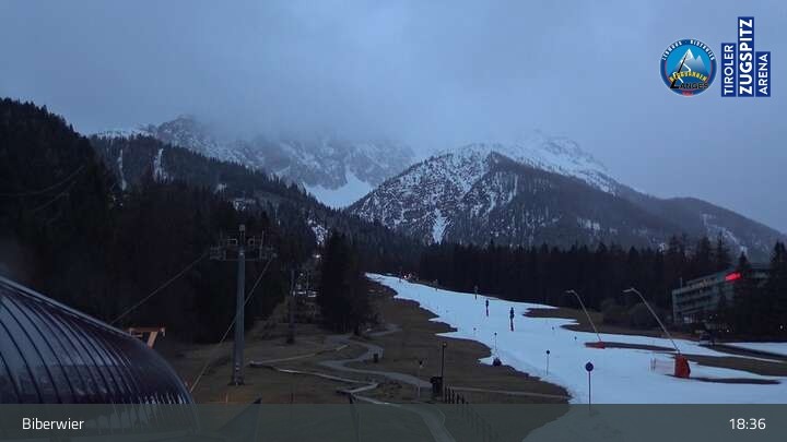 Archiv Foto Webcam Biberwier in der Zugspitz Arena