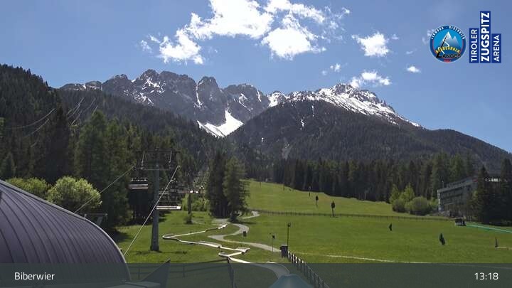 Archiv Foto Webcam Biberwier in der Zugspitz Arena