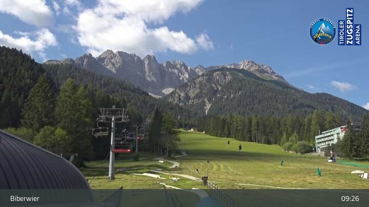 Archiv Foto Webcam Biberwier in der Zugspitz Arena