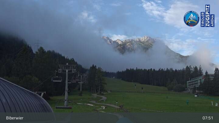 Archiv Foto Webcam Biberwier in der Zugspitz Arena