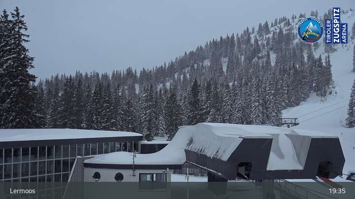 Archiv Foto Webcam Skigebiet Lermoos Grubigstein