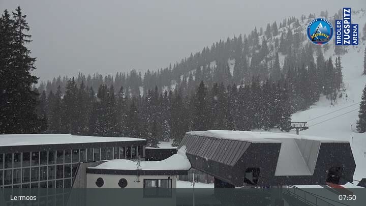 Archiv Foto Webcam Skigebiet Lermoos Grubigstein