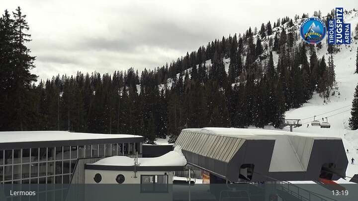 Archiv Foto Webcam Skigebiet Lermoos Grubigstein