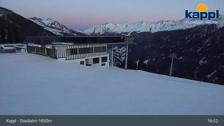 Archiv Foto Webcam DIAS-Bahn in Kappl