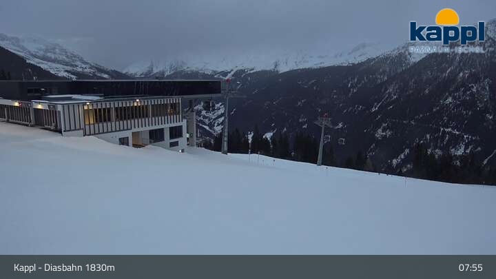 Archiv Foto Webcam DIAS-Bahn in Kappl