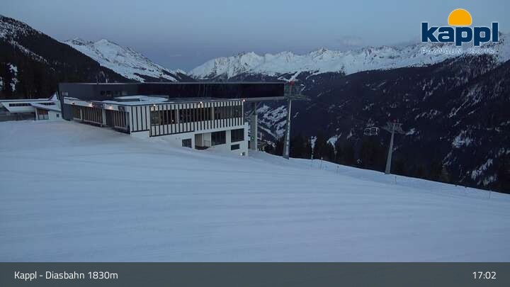 Archiv Foto Webcam DIAS-Bahn in Kappl