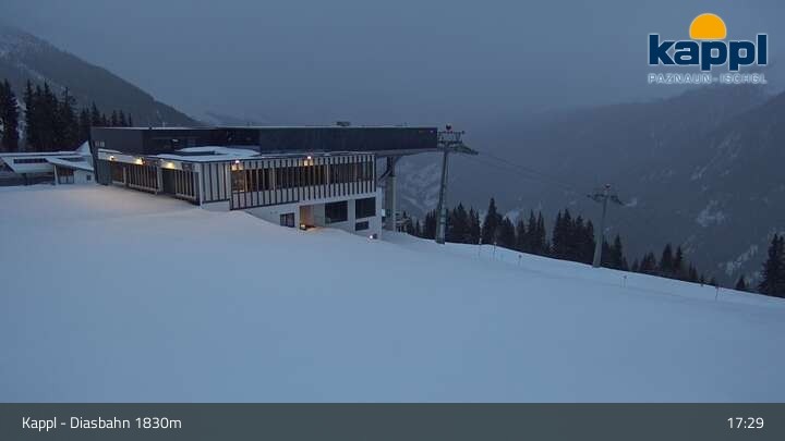 Archiv Foto Webcam DIAS-Bahn in Kappl