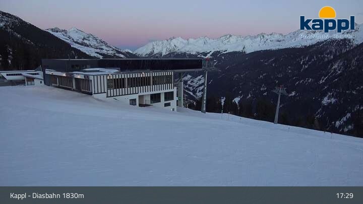 Archiv Foto Webcam DIAS-Bahn in Kappl