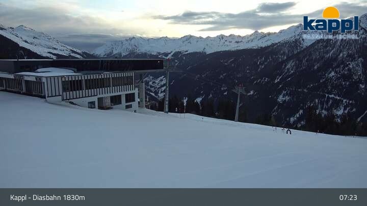 Archiv Foto Webcam DIAS-Bahn in Kappl