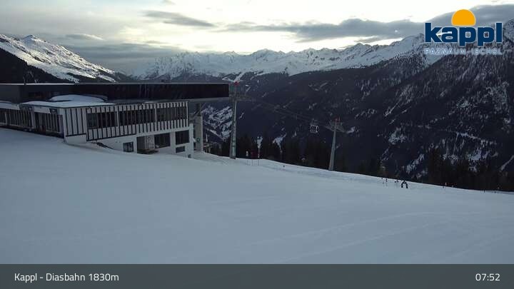 Archiv Foto Webcam DIAS-Bahn in Kappl