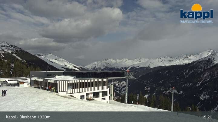 Archiv Foto Webcam DIAS-Bahn in Kappl