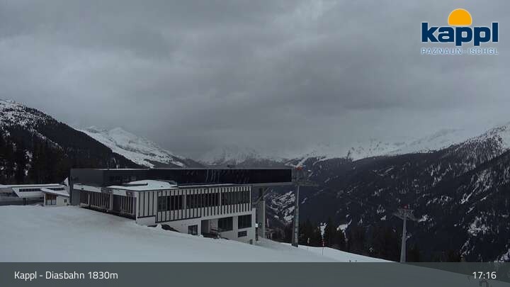 Archiv Foto Webcam DIAS-Bahn in Kappl