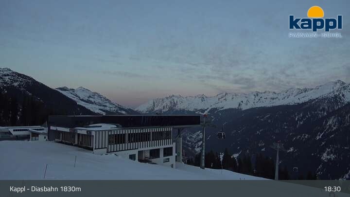 Archiv Foto Webcam DIAS-Bahn in Kappl