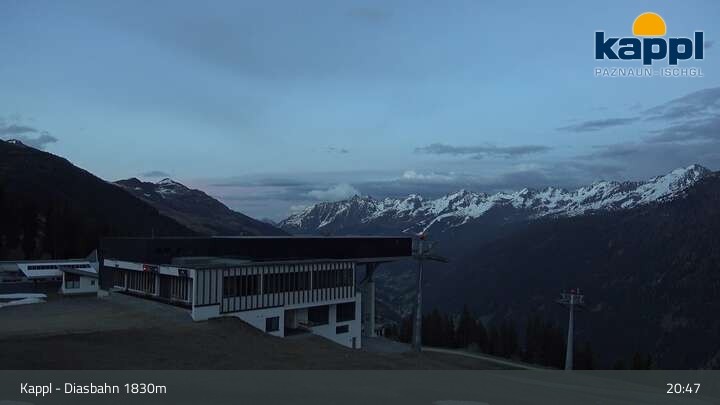 Archiv Foto Webcam DIAS-Bahn in Kappl
