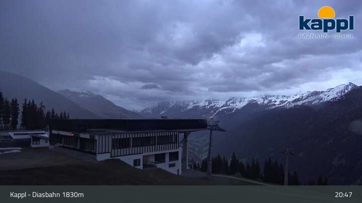 Archiv Foto Webcam DIAS-Bahn in Kappl