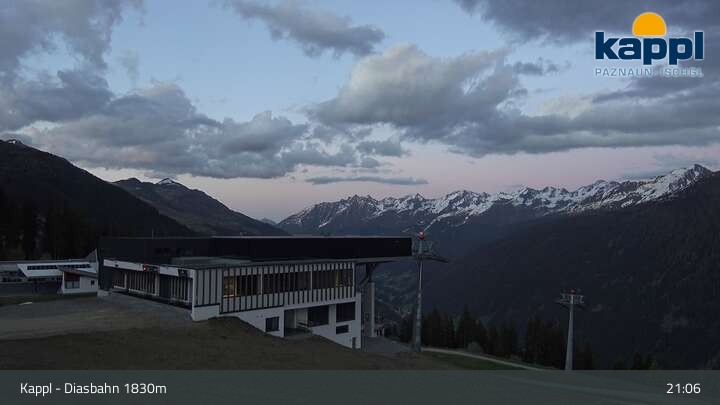 Archiv Foto Webcam DIAS-Bahn in Kappl