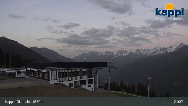 Archiv Foto Webcam DIAS-Bahn in Kappl