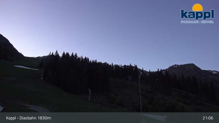 Archiv Foto Webcam DIAS-Bahn in Kappl