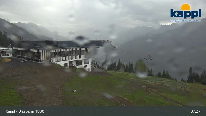 Archived image Webcam DIAS-Bahn Top Station, Kappl