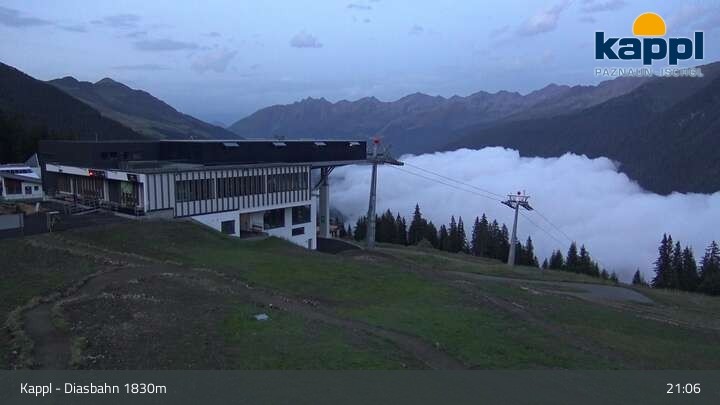 Archiv Foto Webcam DIAS-Bahn in Kappl