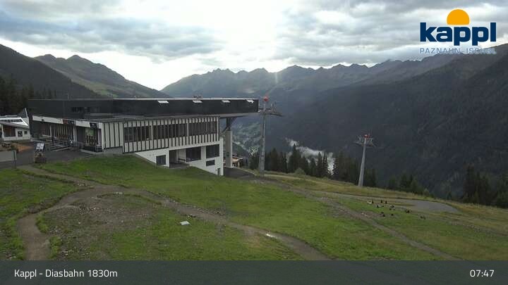 Archiv Foto Webcam DIAS-Bahn in Kappl
