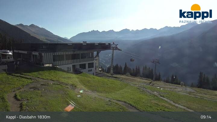 Archiv Foto Webcam DIAS-Bahn in Kappl