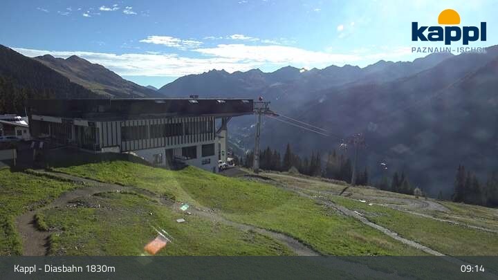 Archiv Foto Webcam DIAS-Bahn in Kappl