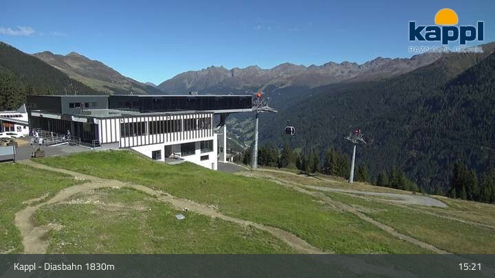 Archiv Foto Webcam DIAS-Bahn in Kappl