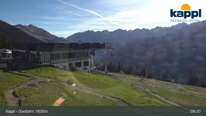 Archiv Foto Webcam DIAS-Bahn in Kappl