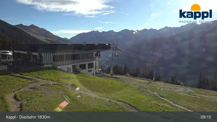 Archiv Foto Webcam DIAS-Bahn in Kappl