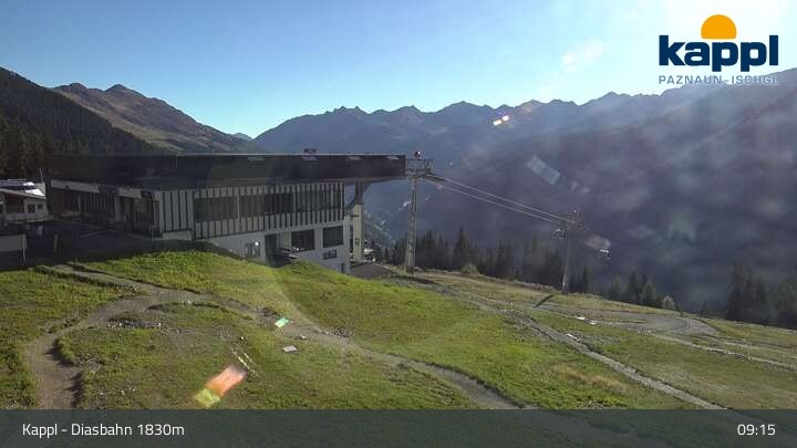 Archiv Foto Webcam DIAS-Bahn in Kappl