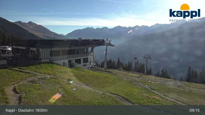 Archived image Webcam DIAS-Bahn Top Station, Kappl