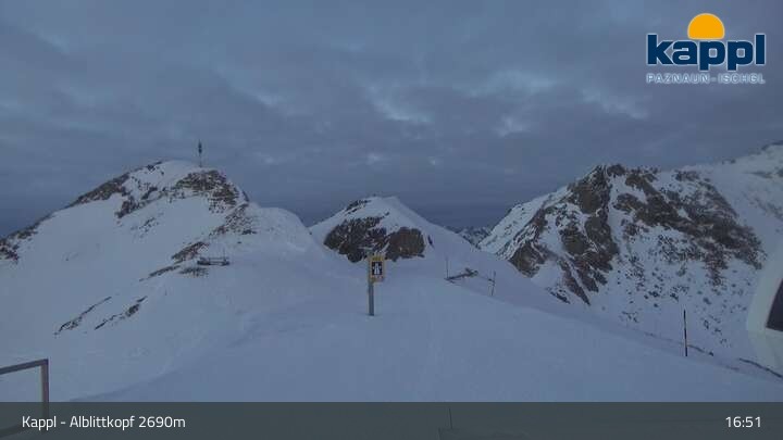 Archiv Foto Webcam Alblittkopfbahn - Kappl