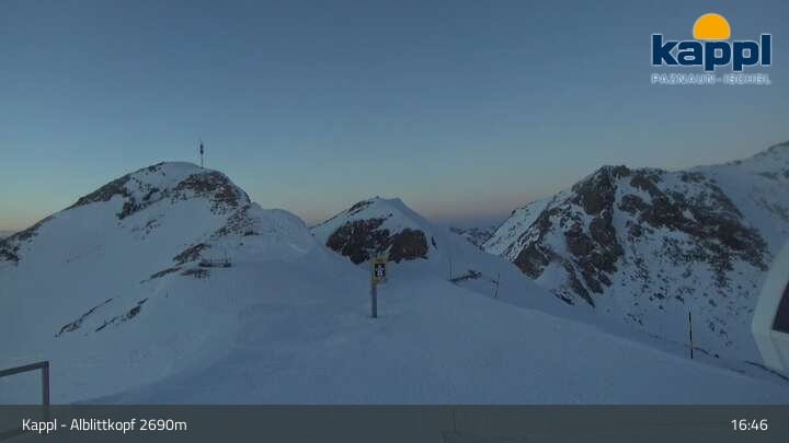 Archiv Foto Webcam Alblittkopfbahn - Kappl