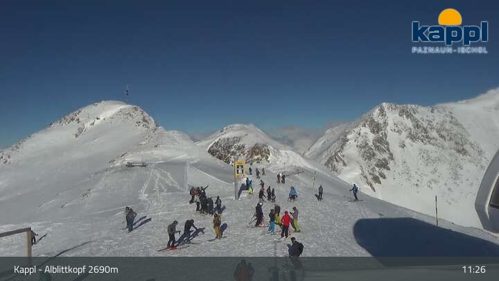 Archiv Foto Webcam Alblittkopfbahn - Kappl
