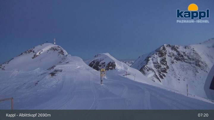 Archiv Foto Webcam Alblittkopfbahn - Kappl
