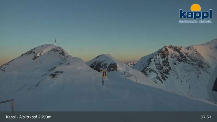 Archiv Foto Webcam Alblittkopfbahn - Kappl