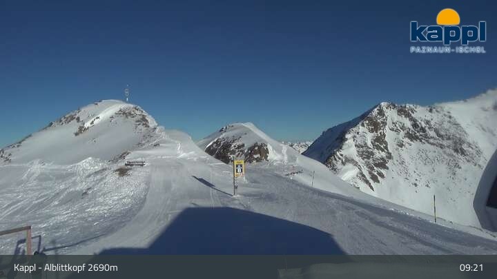 Archiv Foto Webcam Alblittkopfbahn - Kappl