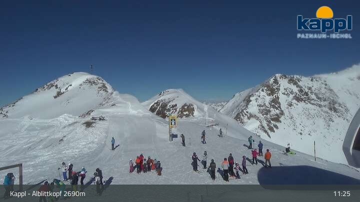 Archiv Foto Webcam Alblittkopfbahn - Kappl