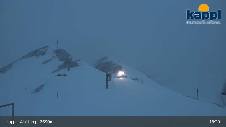 Archiv Foto Webcam Alblittkopfbahn - Kappl