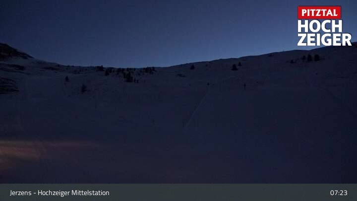 Archiv Foto Webcam Jerzens - Hochzeiger Mittelstation