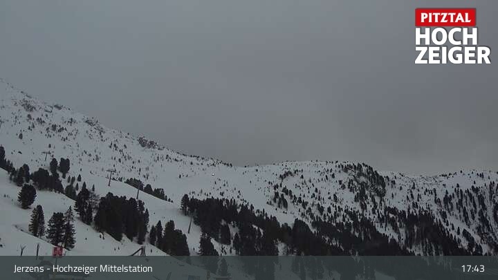 Archived image Webcam Jerzens - Hochzeiger Mittelstation